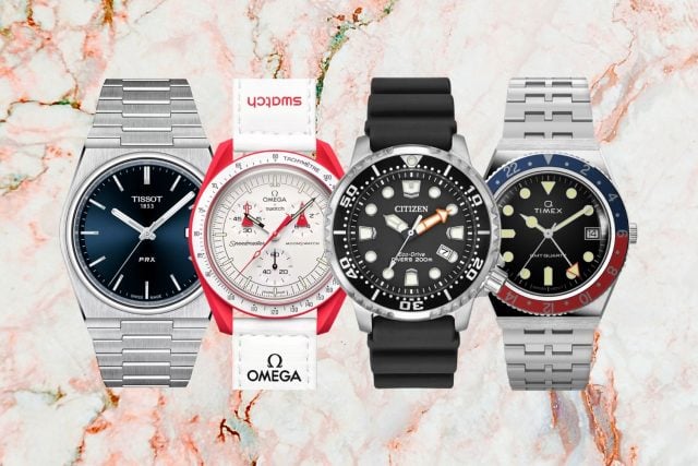 Watches under $500 OMEGA Swatch Citizen Timex Tissot