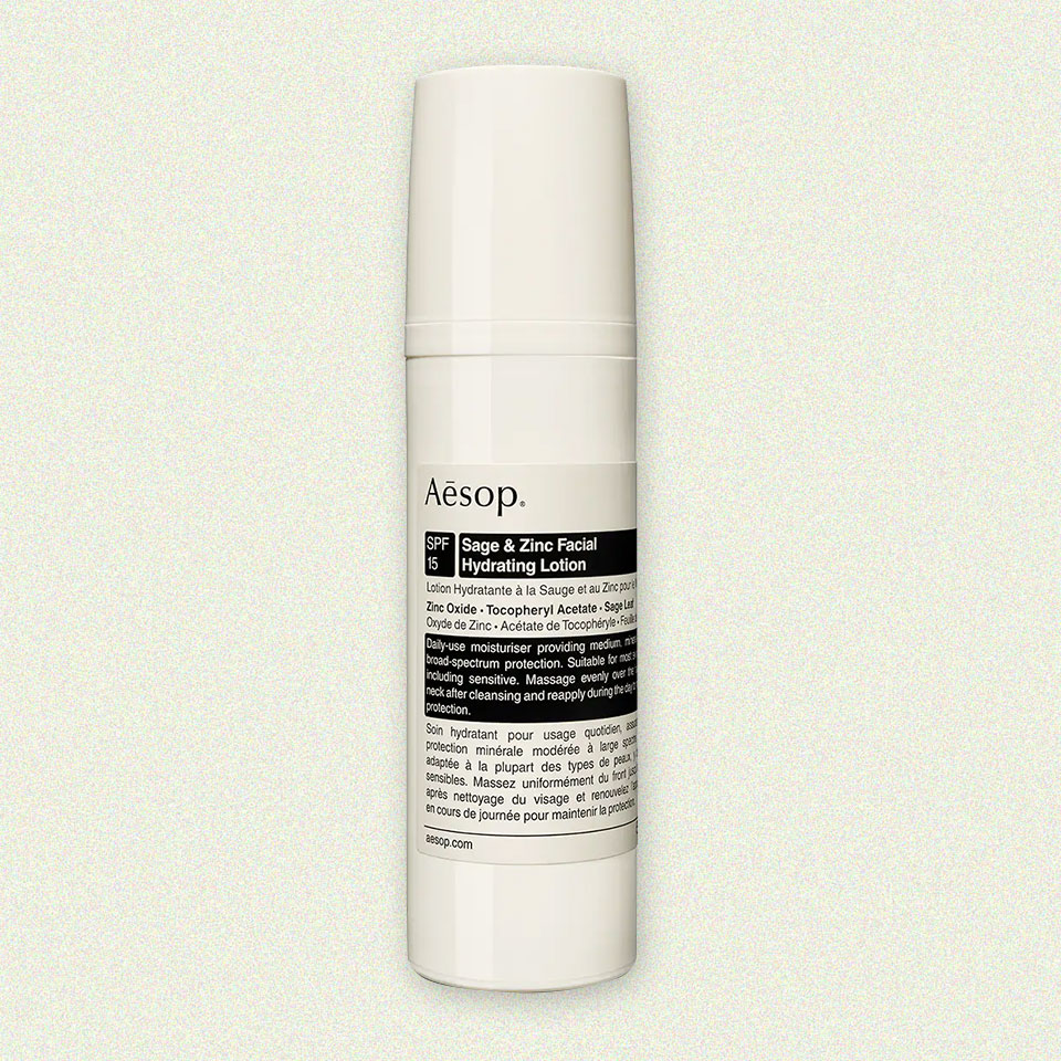 Aēsop's Sage & Zinc Facial Hydrating Lotion SPF15