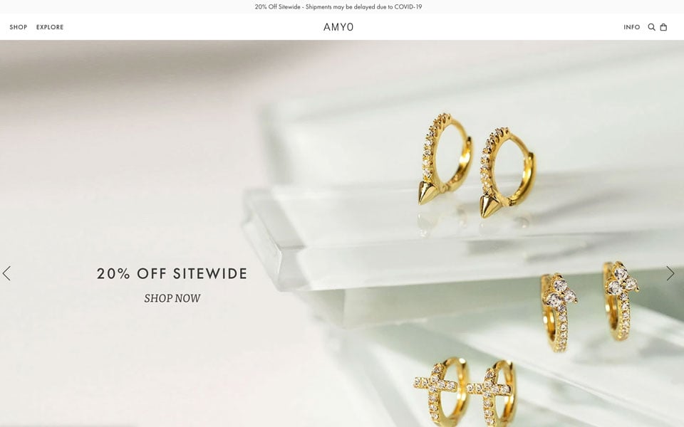 amy online jewellery store