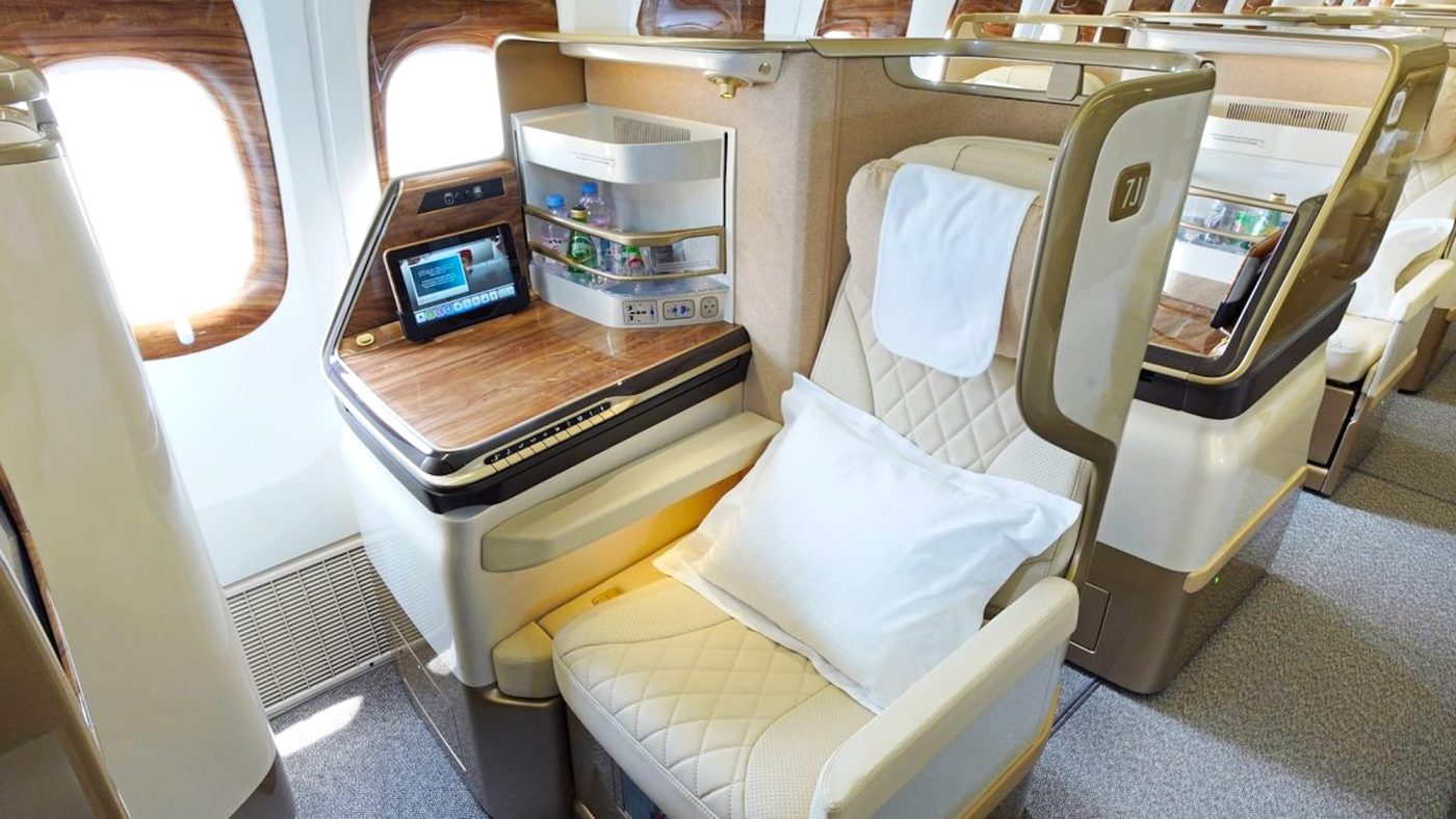 Emirates 777 business class