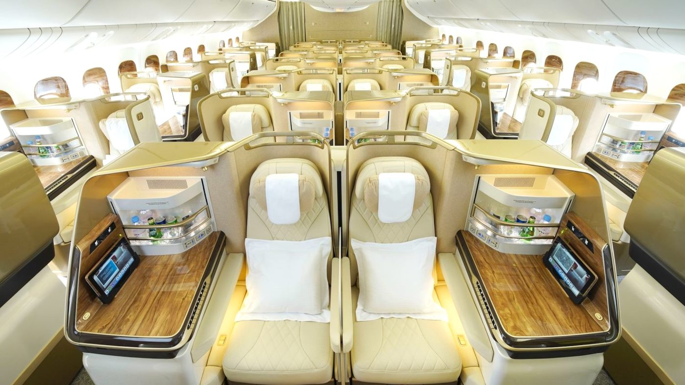 Emirates 777 business class