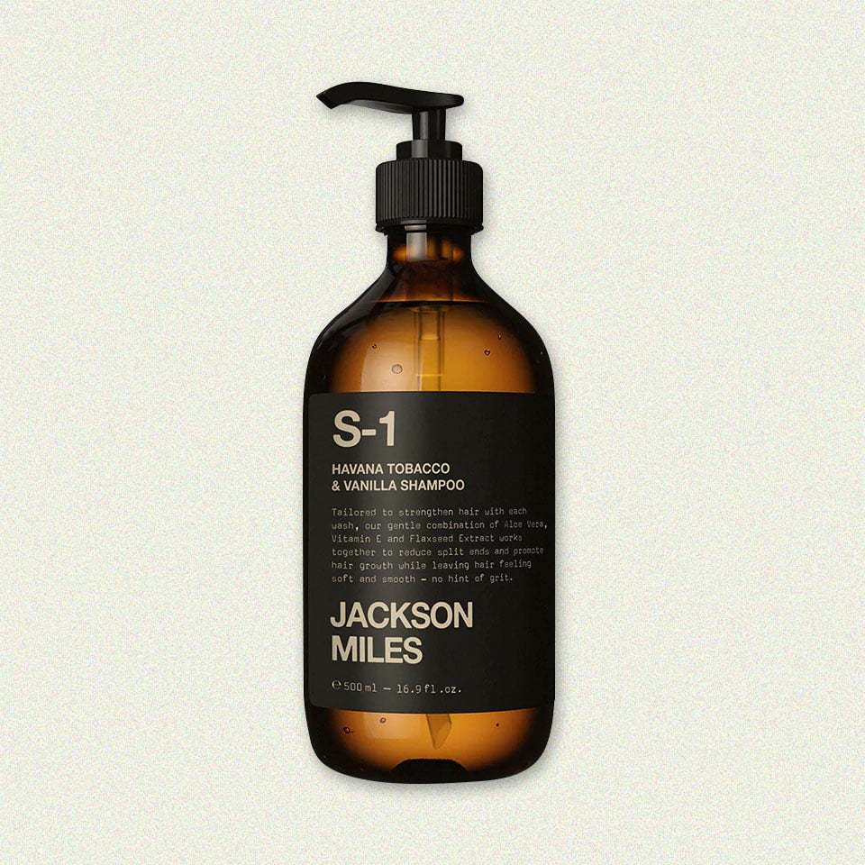 Jackson Miles Havana Tobacco & Vanilla Mens Shampoo