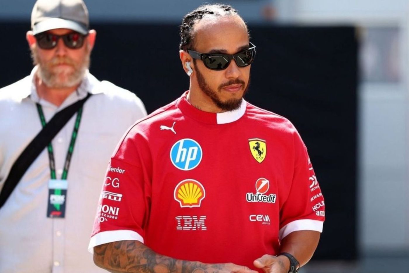 LEwis Hamilton Ferrari