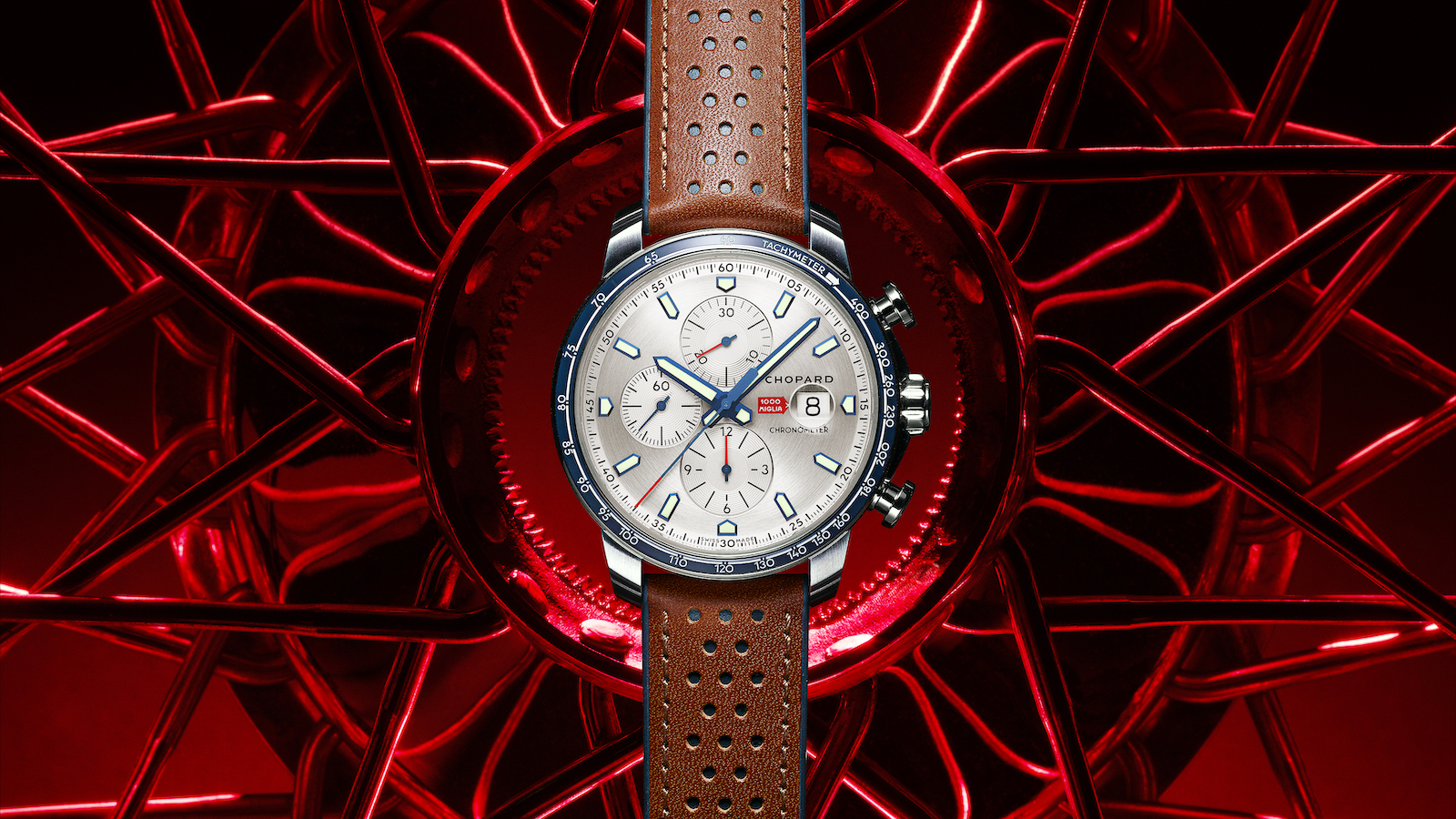 Chopard Mille Miglia: iconic watch with leather strap.