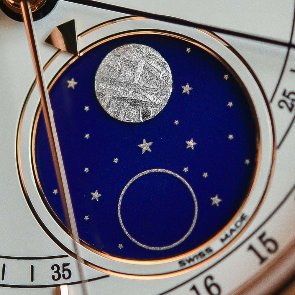 Rolex Cellini Moonphase 18K Rose Gold 39mm White Dial