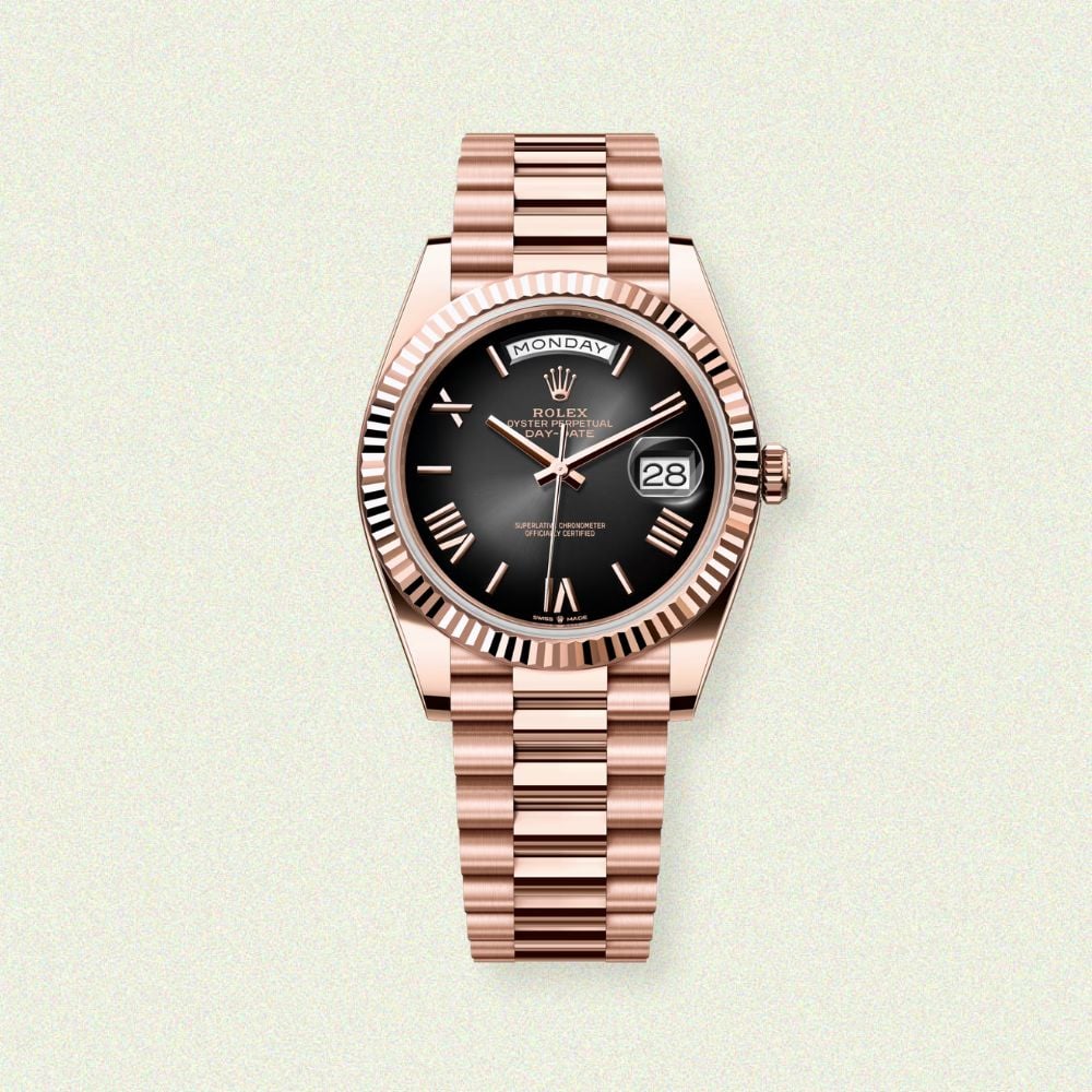 The Rolex Day-Date 40 Ref. 228235-0055 Everose gold
