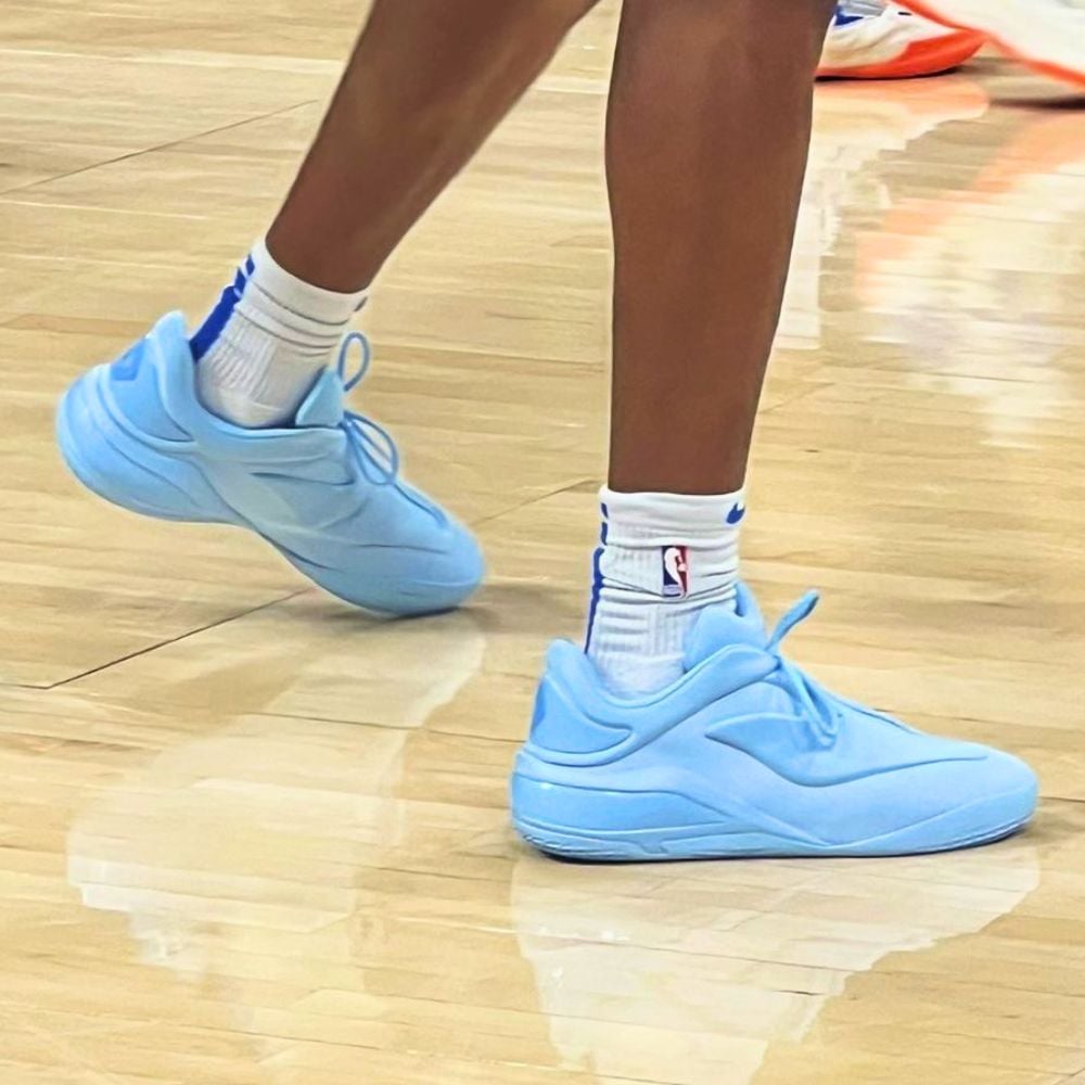 Shai Gilgeous-Alexander wearing Converse SHAI 001 MASI BLUE