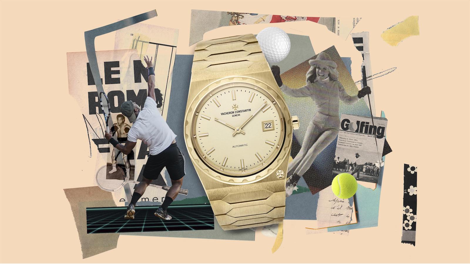 Gold watch from Watches & Wonders 2022 collage.