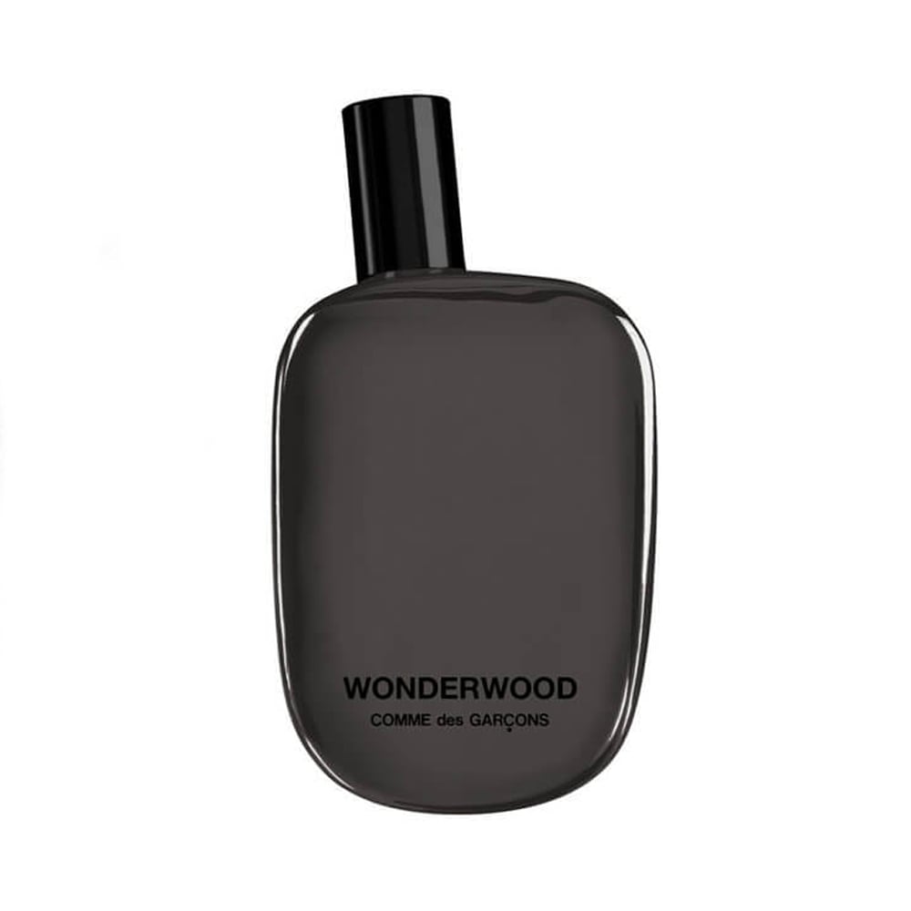 Wonderwood Comme des Garçons: sleek men's fragrance bottle.