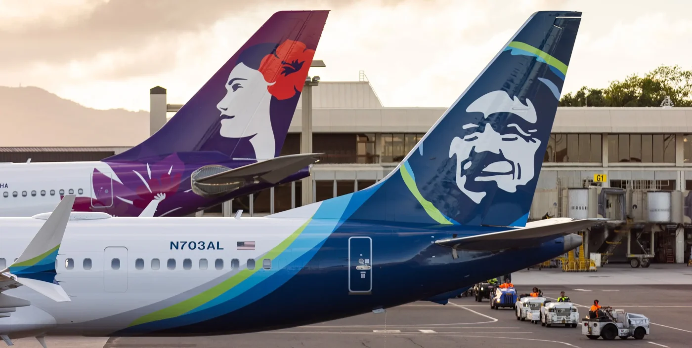 Alaska Air planes
